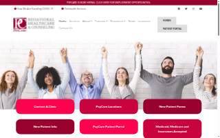 PsyCare - Austintown Clinic website