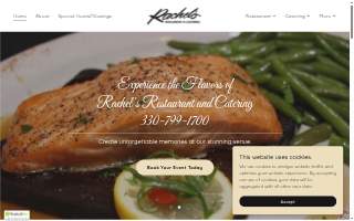 Rachel's Restaurant & Catering website
