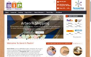 Send It Packin UPS Fedex USPS DHL Printing Copy Fax Print Ship website