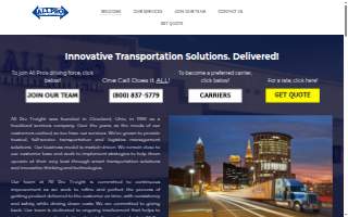 All Pro Freight Systems of Avon website