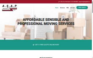 ASAP Moving and Hauling website