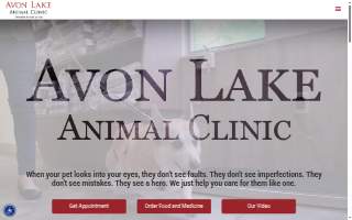 Avon Lake Animal Clinic website