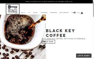 Black Key Coffee website