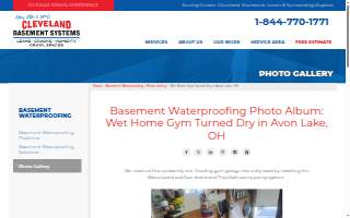 Cleveland Basement Systems of Avon website