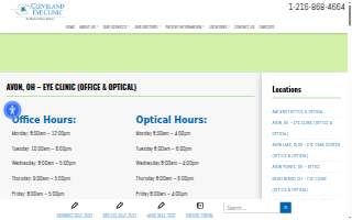 Cleveland Eye Clinic of Avon website