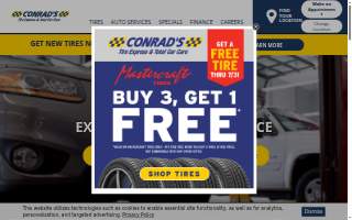 Conrad's Tire Express & Total Car Care of Avon website