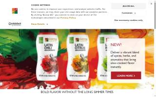 Custom Culinary website
