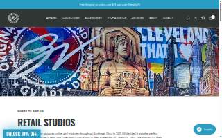 GV Art + Design website