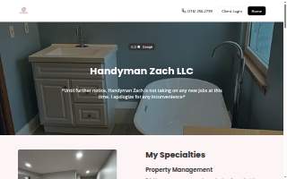 Handyman Zach LLC website