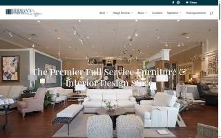 Herman's Furniture & Design website
