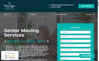 Home Again Transitions website