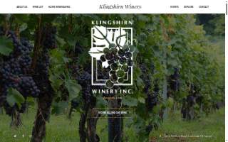 Klingshirn Winery website