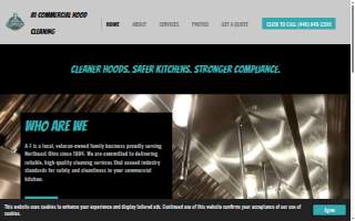 A1 Commercial Hood Cleaning, LLC website