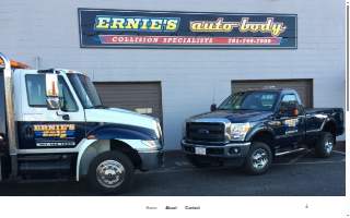Ernie's Auto Body website