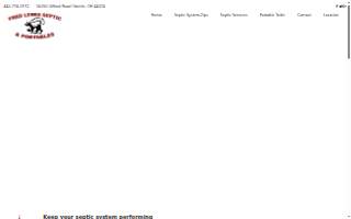 Fred Lewis Septic & Portables website