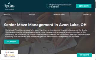 Home Again Transitions website