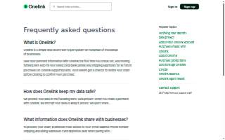 OneLink Technical Services, LLC - Business I.T. Services website