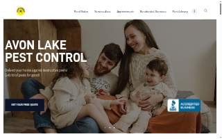 Pest Asset of Avon Lake website