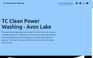 TC Clean Power Washing website