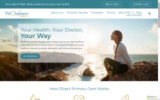 Two Eleven Health website
