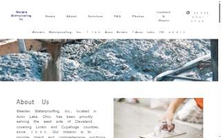 Weeden Waterproofing, Inc. of Avon Lake website