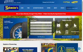 Sylvester Auto & Tire website