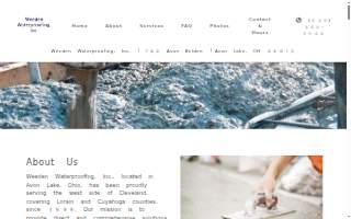 Weeden Waterproofing, Inc. of Avon website