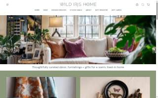 Wild Iris Home website