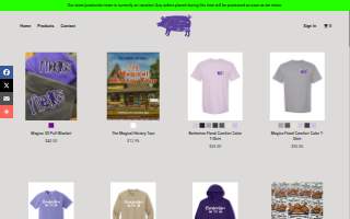 Barberton Local Tees website