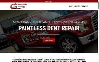 Dent Repair Solutions website
