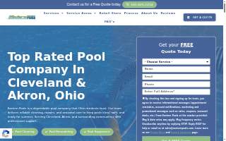 Eastern Pools website