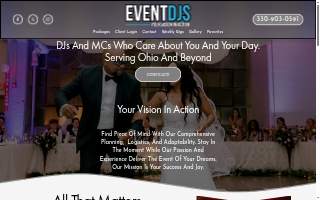 Event DJs website