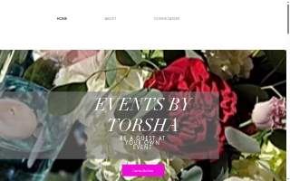 Events by Torsha LLC website