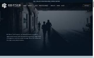Hiltner Trial Lawyers website