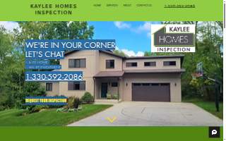 Kaylee Homes Inspection website