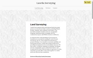 Laurila Surveying website