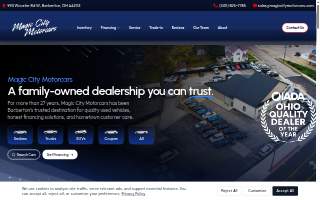 Magic City Motorcars website