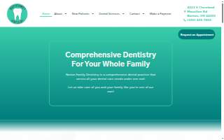 Norton Family Dentistry website