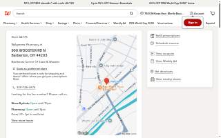 Walgreens of Barberton website