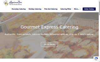 A Luncheon Time Catering website