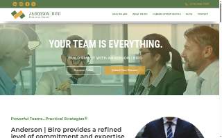 Anderson|Biro Staffing website
