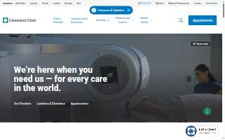 Cleveland Clinic - Therapy Services Westlake - Pediatrics website