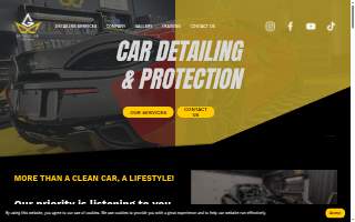 Detail Club Garage website