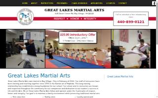 Great Lakes Martial Arts website