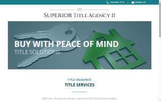 Superior Title Insurance website