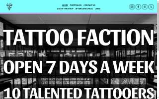 Tattoo Faction website