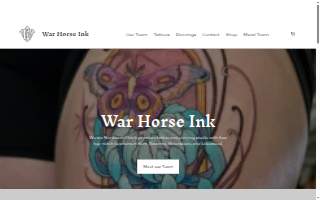 War Horse Ink website