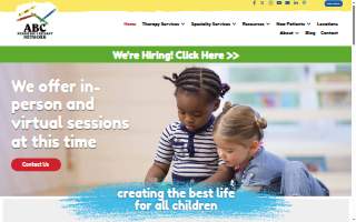 ABC Pediatric Therapy website
