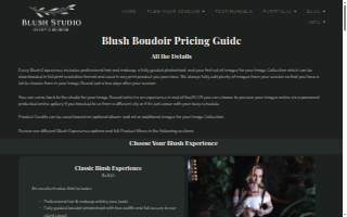 Blush Boudoir of Beavercreek website