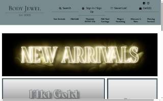 Body Jewel website